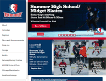 Tablet Screenshot of delaneyhockey.com